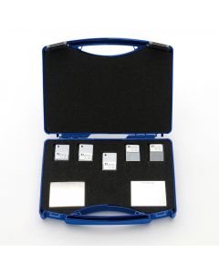 QNix Calibration Set A - 5 pcs Transparent (11,49,100,348,980um) Including Zeroing Plates and Case